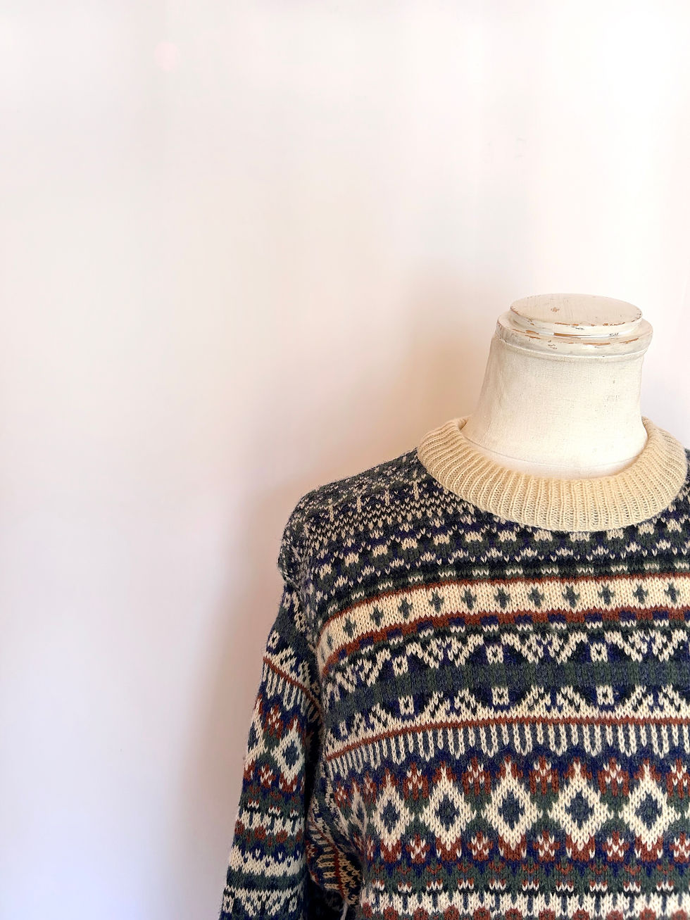 サムネイル： 90’s GIPSY Nordic Wool Knit France made