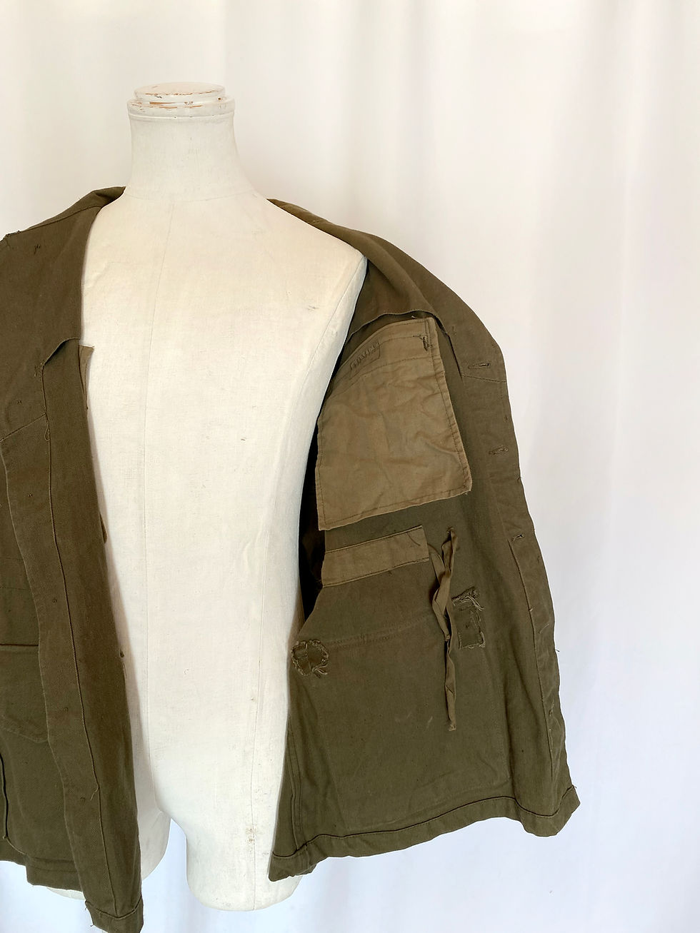 サムネイル： 50’s French Military M-47 Jacket Size 29(L-XL) dead stock