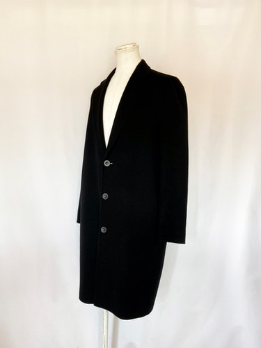 Acne Studios Black Cashmere Wool Chester Field Coat | Scout Haus
