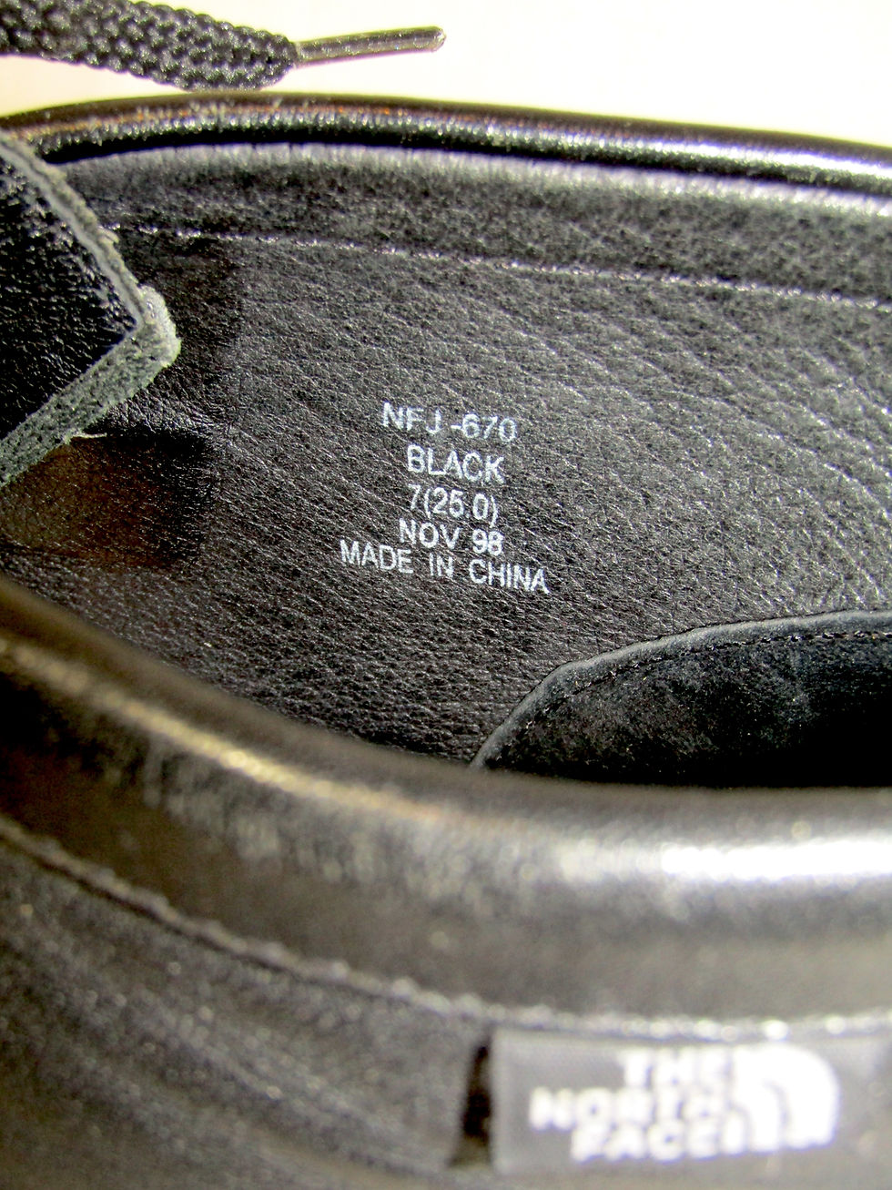 Miniature : 90's THE NORTH FACE Black Moccasin Shoes