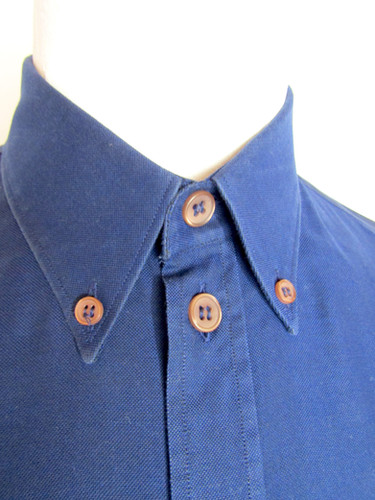 00's HELMUT LANG Archive Blue Botton down Shirt | Scout Haus