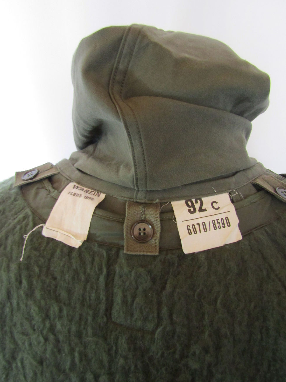섬네일: 70’s French Army M64 Coat with liner Size92