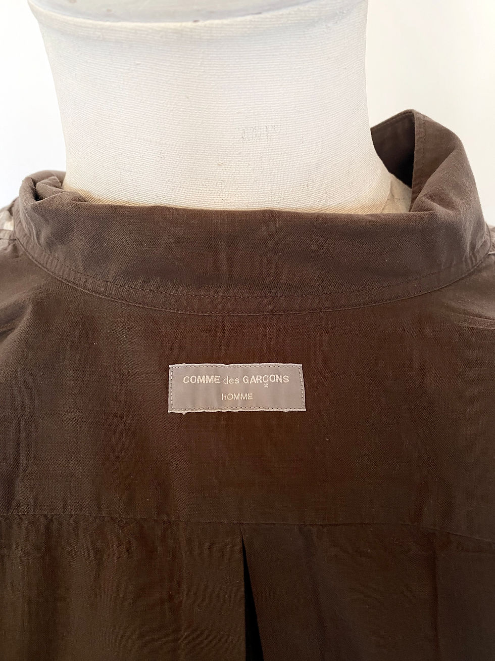 Miniature : 80’s COMME DES GARCONS Blown Check Open Collar Shirt A.D.1988