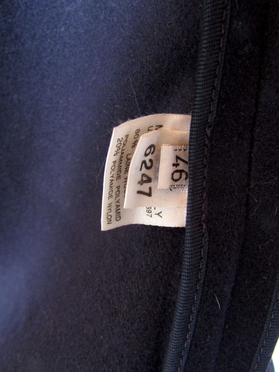 섬네일: 90's UNITED COLORS OF BENETON Navy Duffle Coat italy made