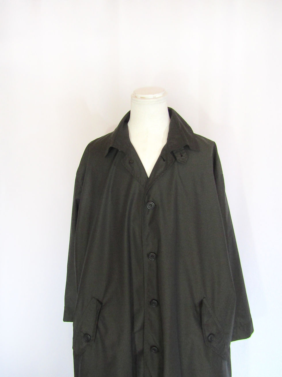 섬네일: 90’s eskander khaki wide Coat Very Mint