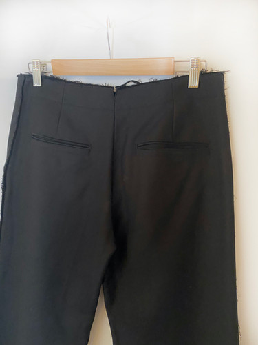【関税込み】Helmut Lang ブラック Car ウール トラウザーズ Helmut Lang Wool Car Trousers | HELMUTLANG.COM