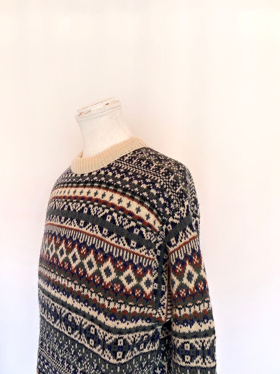 Miniature : 90’s GIPSY Nordic Wool Knit France made