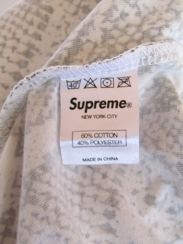 12SS Supreme Python Pattern T-shirt | Scout Haus