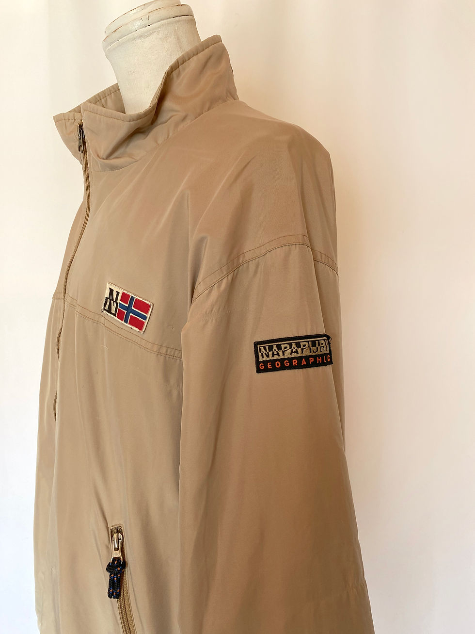 サムネイル： NAPAPIJRI Nylon Fleece Jacket Size L