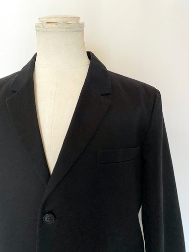 90's A.P.C. Black Moleskin Tailor Jacket France made | Scout Haus