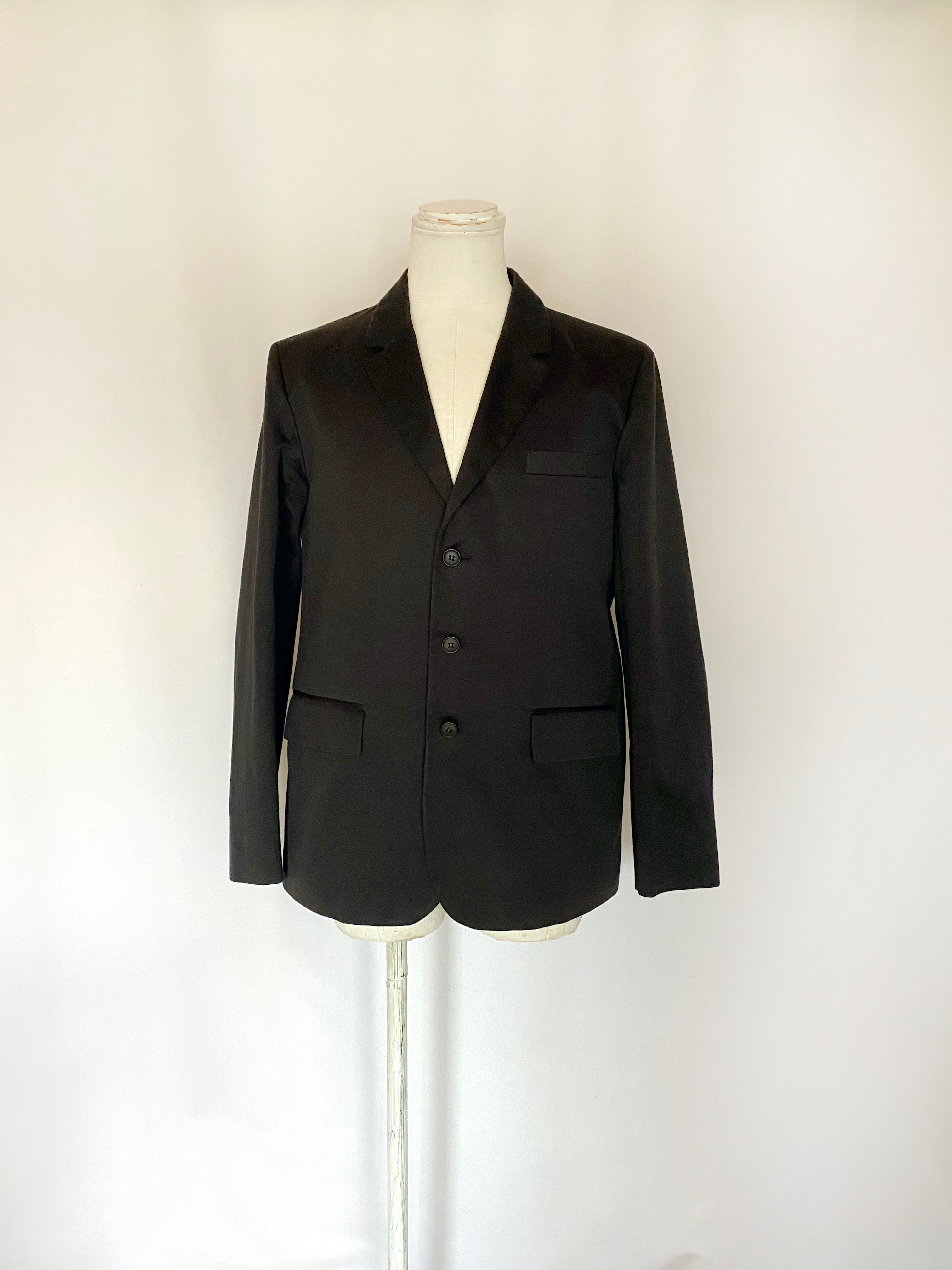 90’s A.P.C. Black Moleskin Tailor Jacket France made