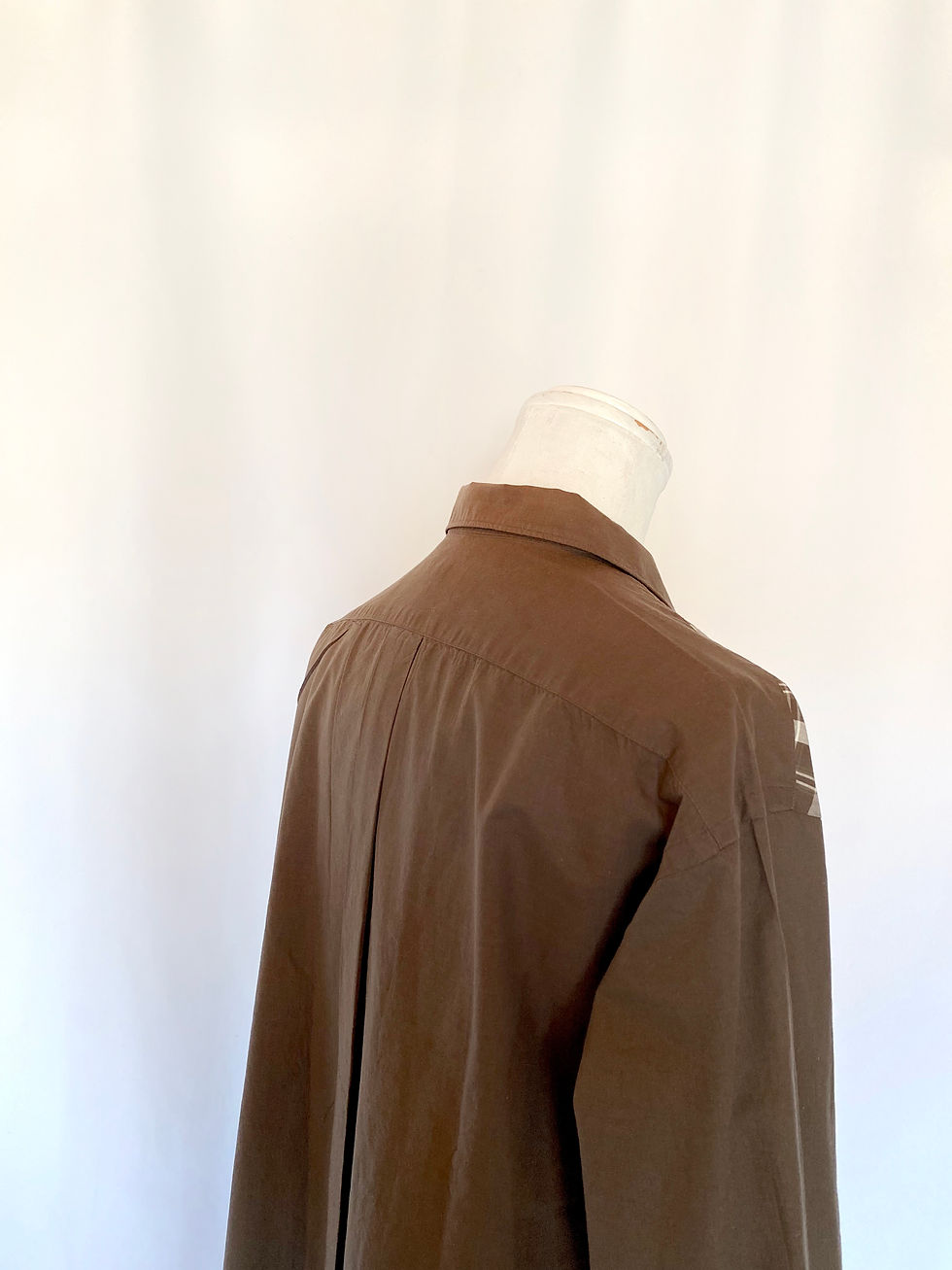 Miniature : 80’s COMME DES GARCONS Blown Check Open Collar Shirt A.D.1988