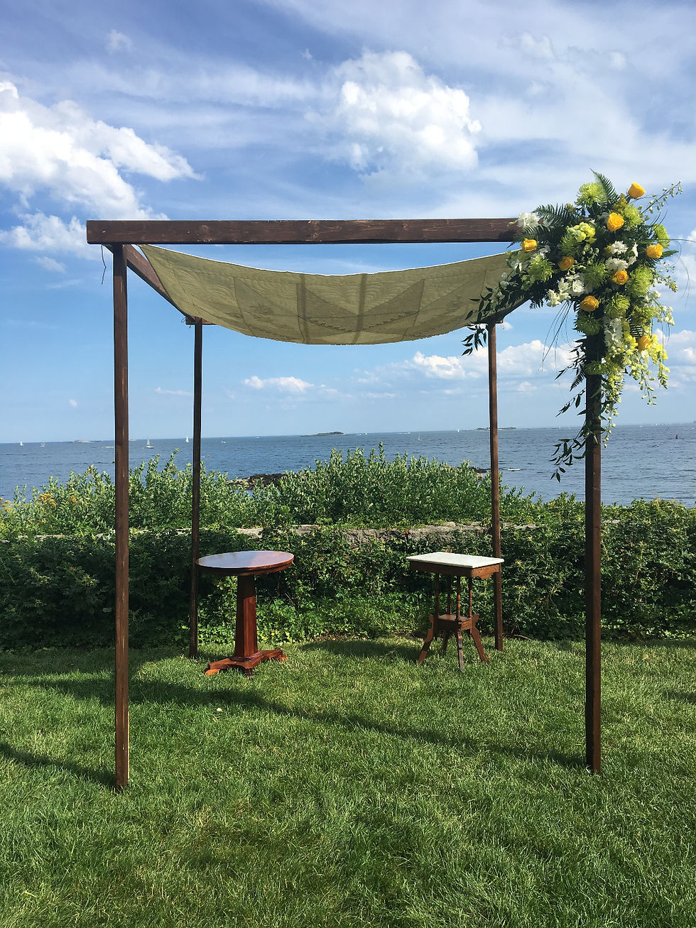Walnut Frame Chuppah