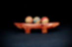 A Very Slow Boat, Eastern Red Cedar, Croquet Balls, and Tung Oil, 19"x4"x6"