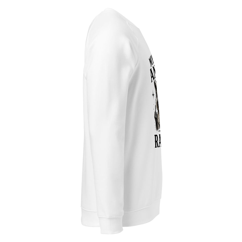 Thumbnail: Unisex organic raglan sweatshirt