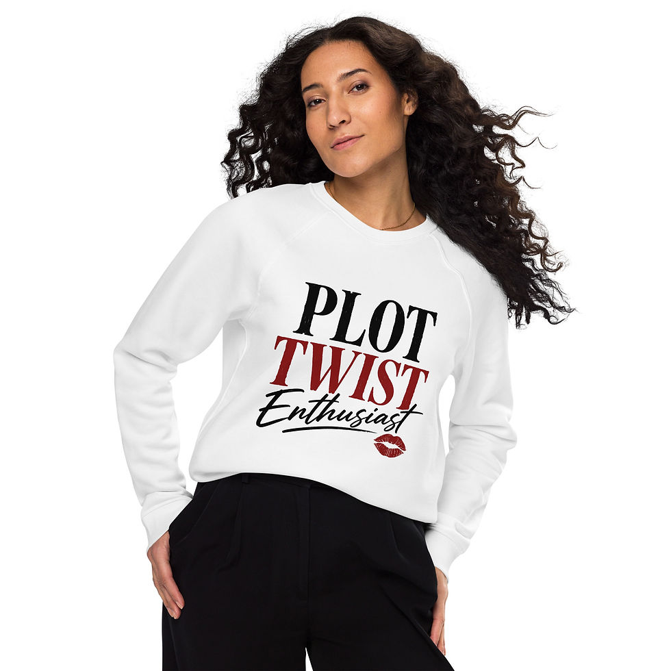 Thumbnail: Unisex organic raglan sweatshirt