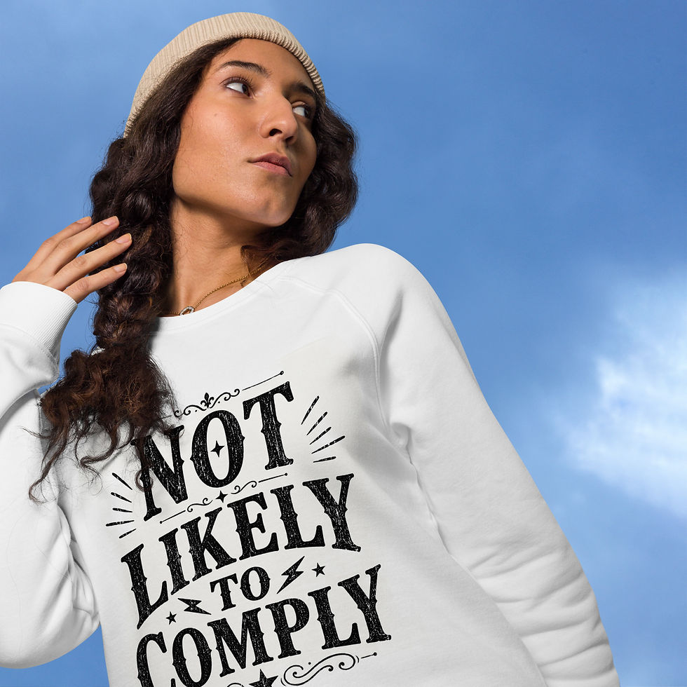 Thumbnail: Unisex organic raglan sweatshirt