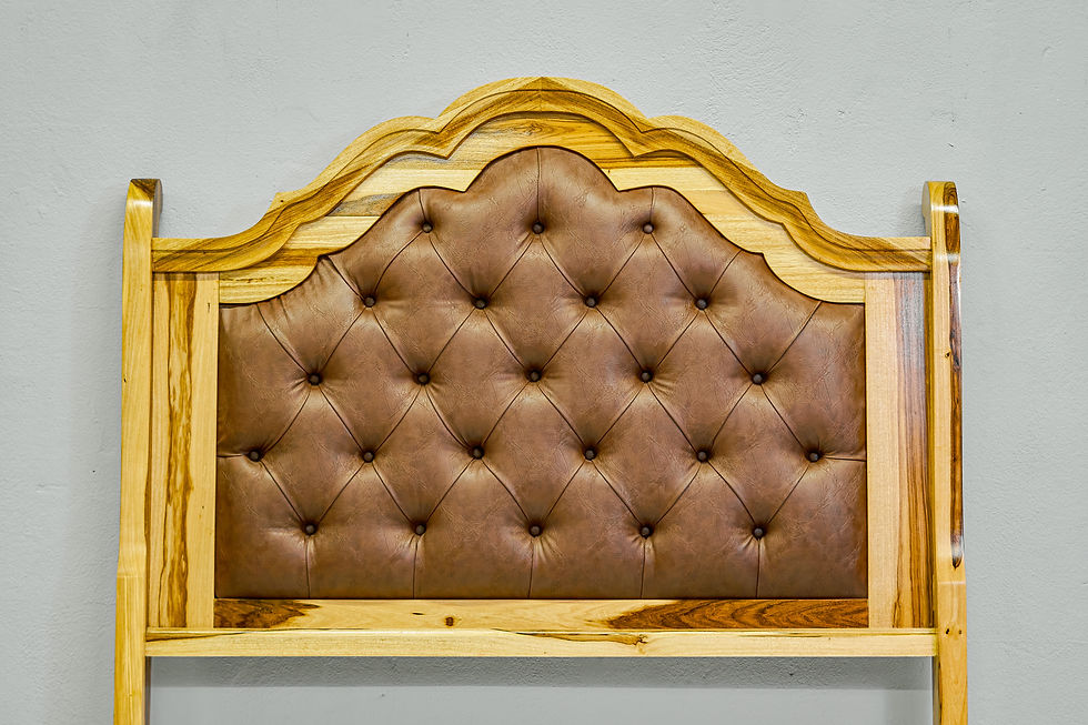 Spanish elm Tufted Headboard 