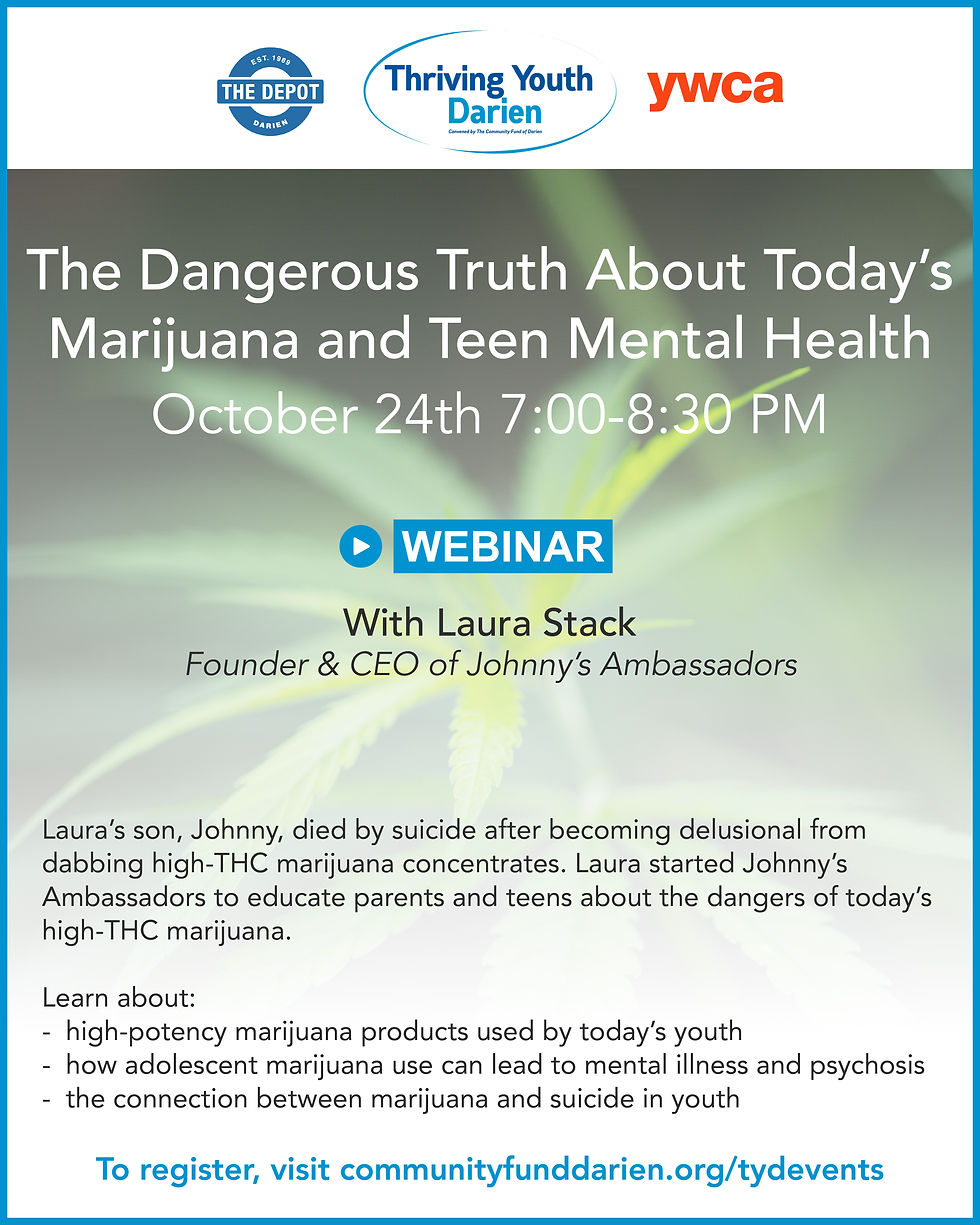 The Dangerous Truth About Today's Marijuana and Teen Mental Health Webinar