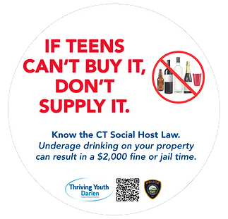 Thriving Youth Darien Social Host Campaign