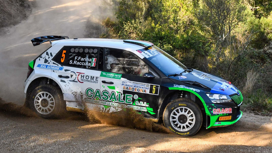 Motori. Grandissima prestazione di Fabio Farina al Rally Nuraghi Vermentino