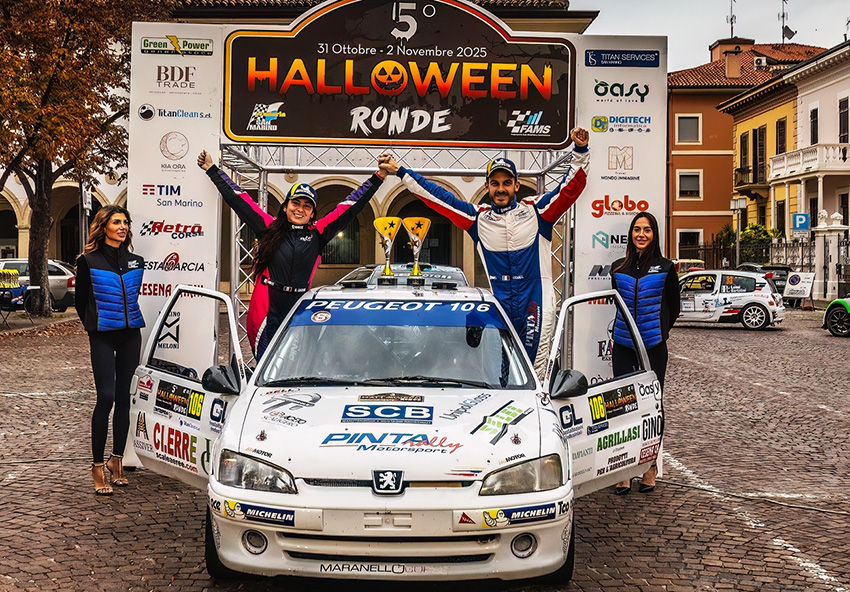 Motori. Lorenzo Grani grande protagonista al Rally di Halloween a San Marino