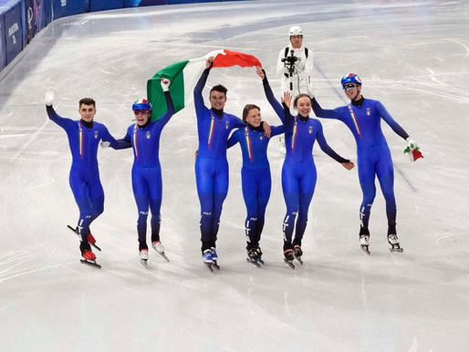 Short track, oro olimpico nella staffetta mista: il Trentino e l’Università di Trento protagonisti