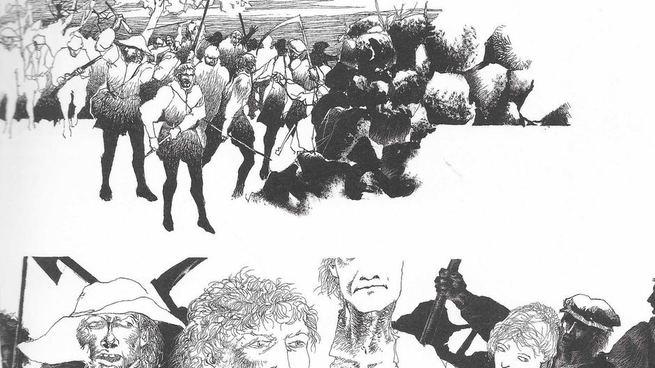 Caldonazzo. Domani, 23 agosto, apre la mostra "La Guerra Rustica nei disegni di Pierluigi Negriolli"