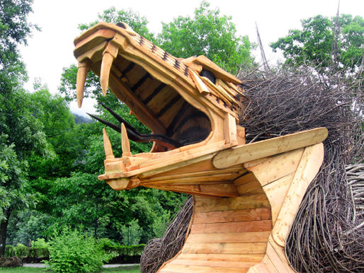 Pergine. Riecco l'aspidosordo: l'opera di Avancini custode del Parco Tre Castagni