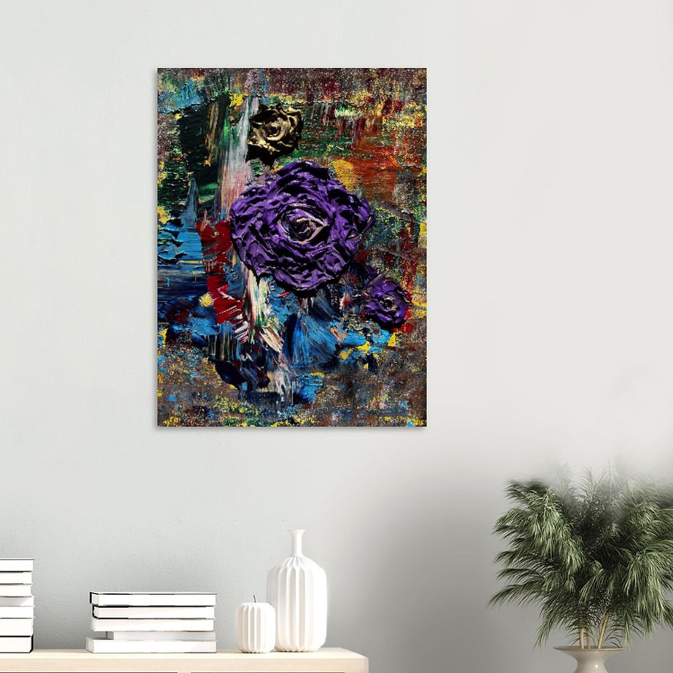 Thumbnail: Rage I Brushed Aluminum Print