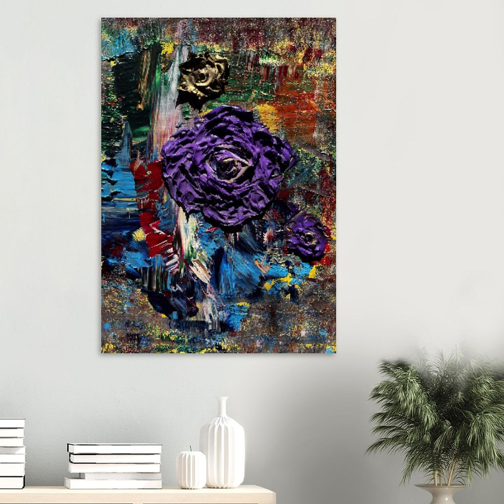 Thumbnail: Rage I Brushed Aluminum Print