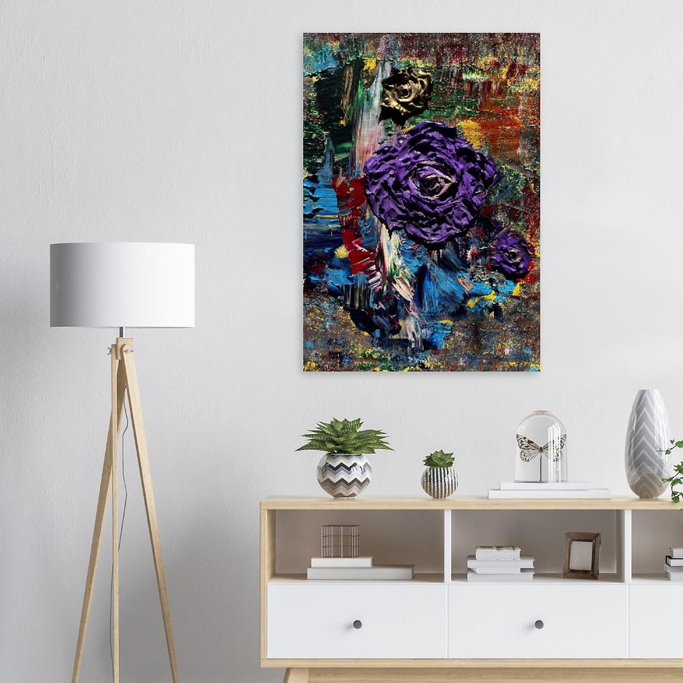 Thumbnail: Rage I Brushed Aluminum Print