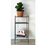 Thumbnail: MCM/Atomic Age Metal Wire Rack/Plant/Telephone Stand in Black
