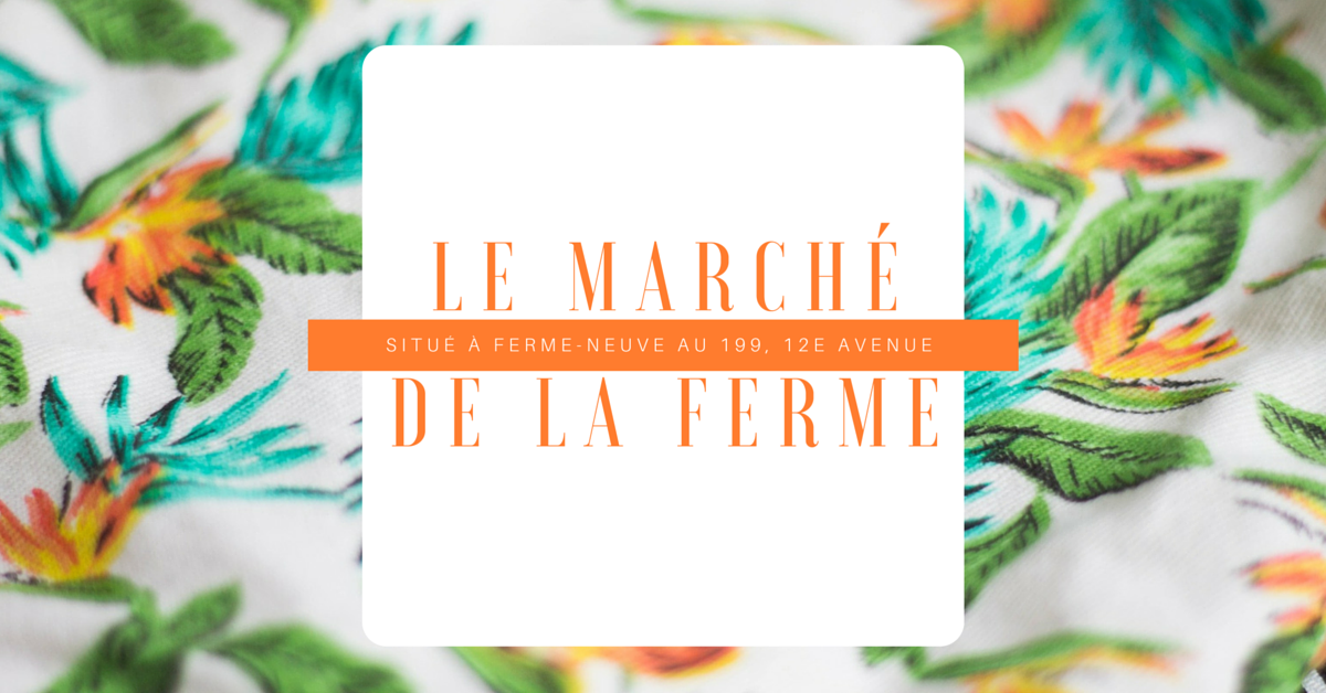 le marché de la ferme