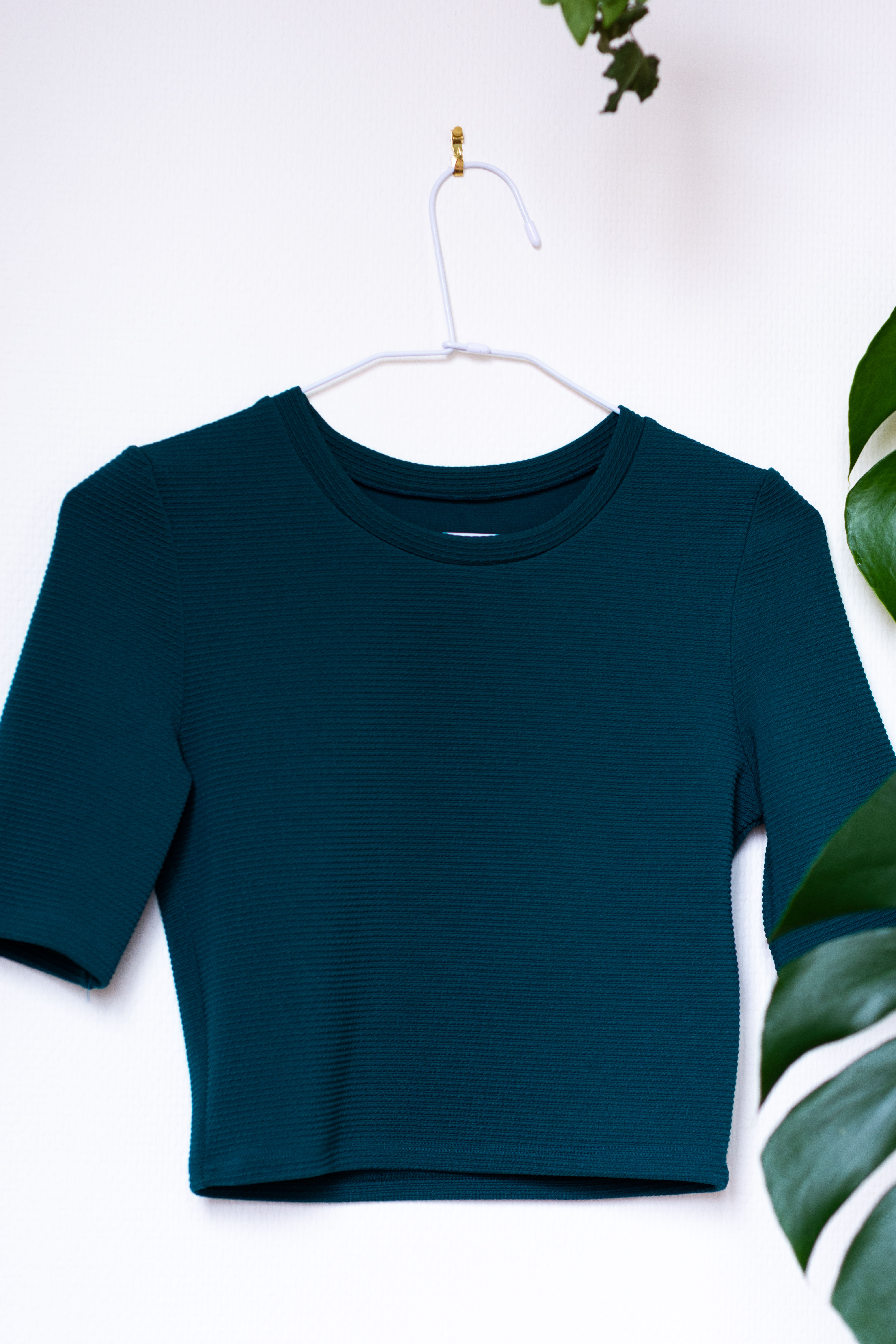 Teeshirt 2/4 vert émeraude 