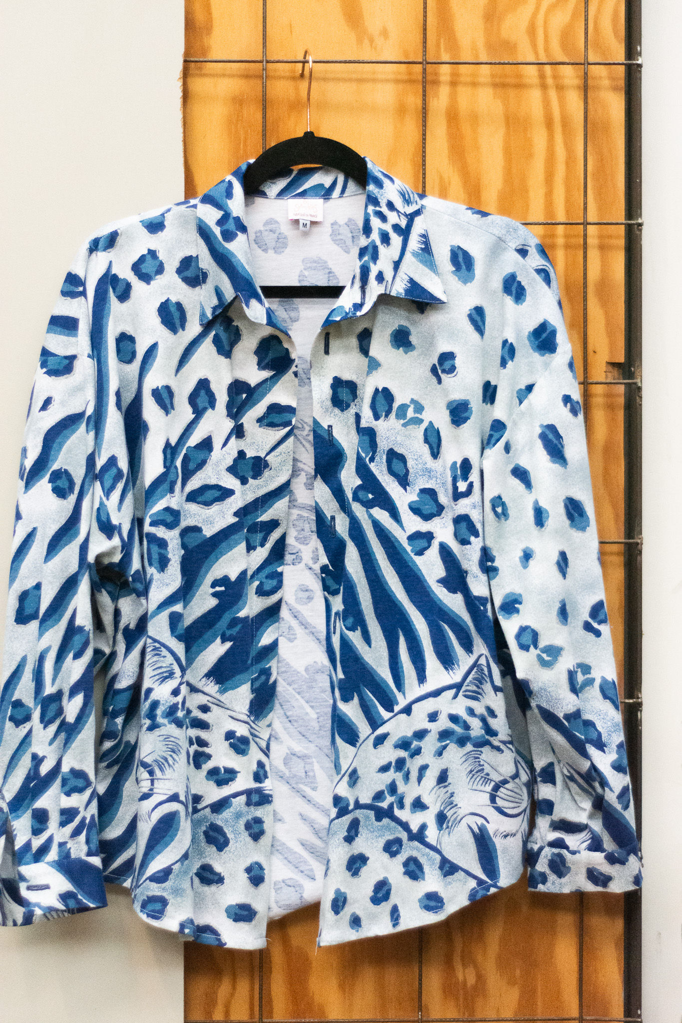 Chemise Paul bleue Tigré et Léo