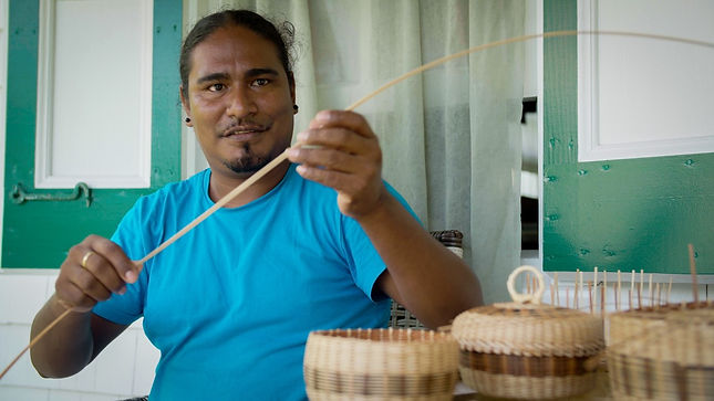 Felis Frederick - Authentic Caribbean handmade baskets.