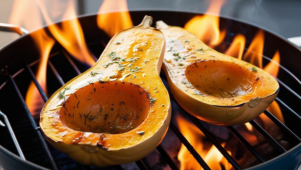demi butternut au barbecue