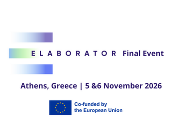 ELABORATOR Final Conference: Online registrations are now open!