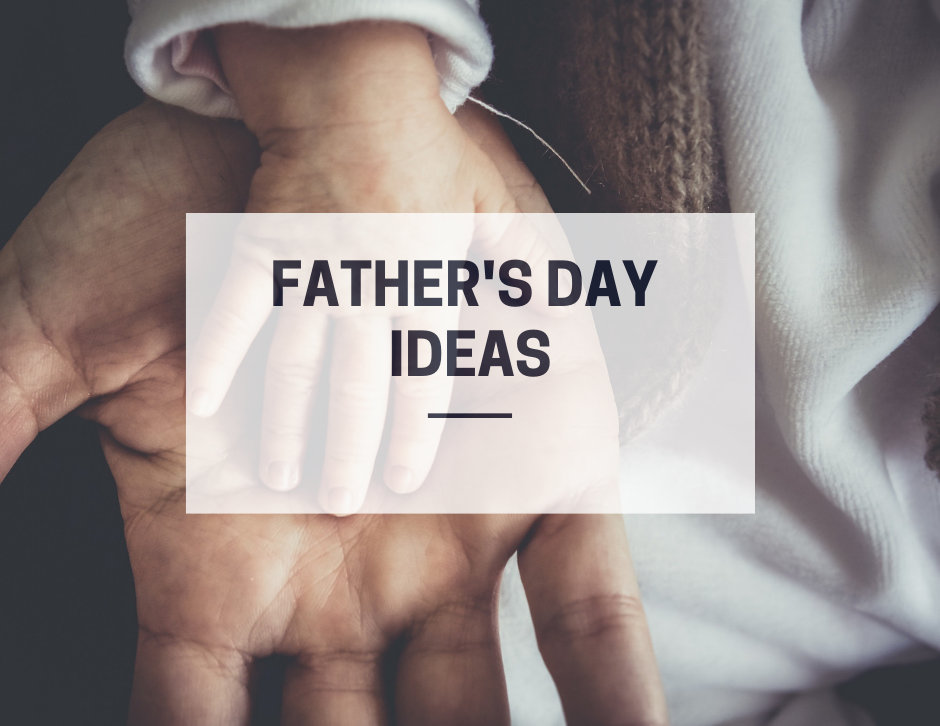 Father's Day Gift Ideas and free printable handprint craft. All Star Dad, My Dad is a Catch