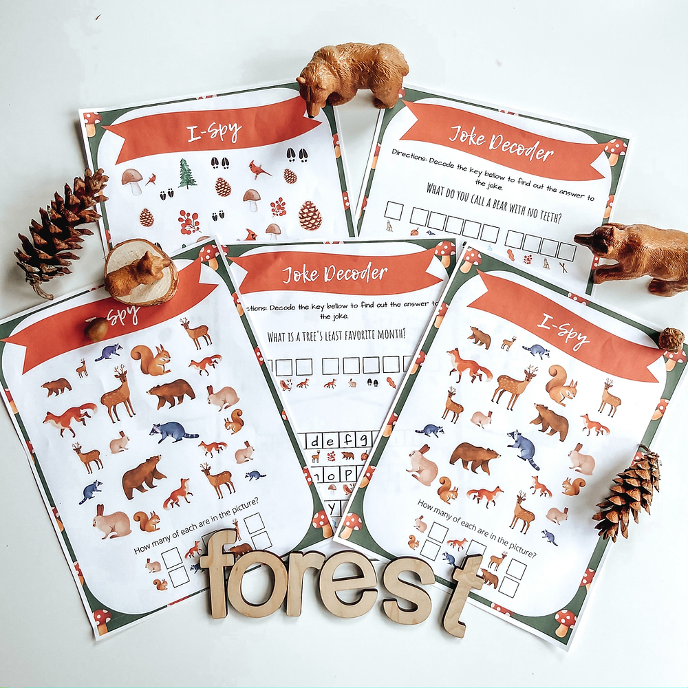 Forest Joke Decoders and I-Spys