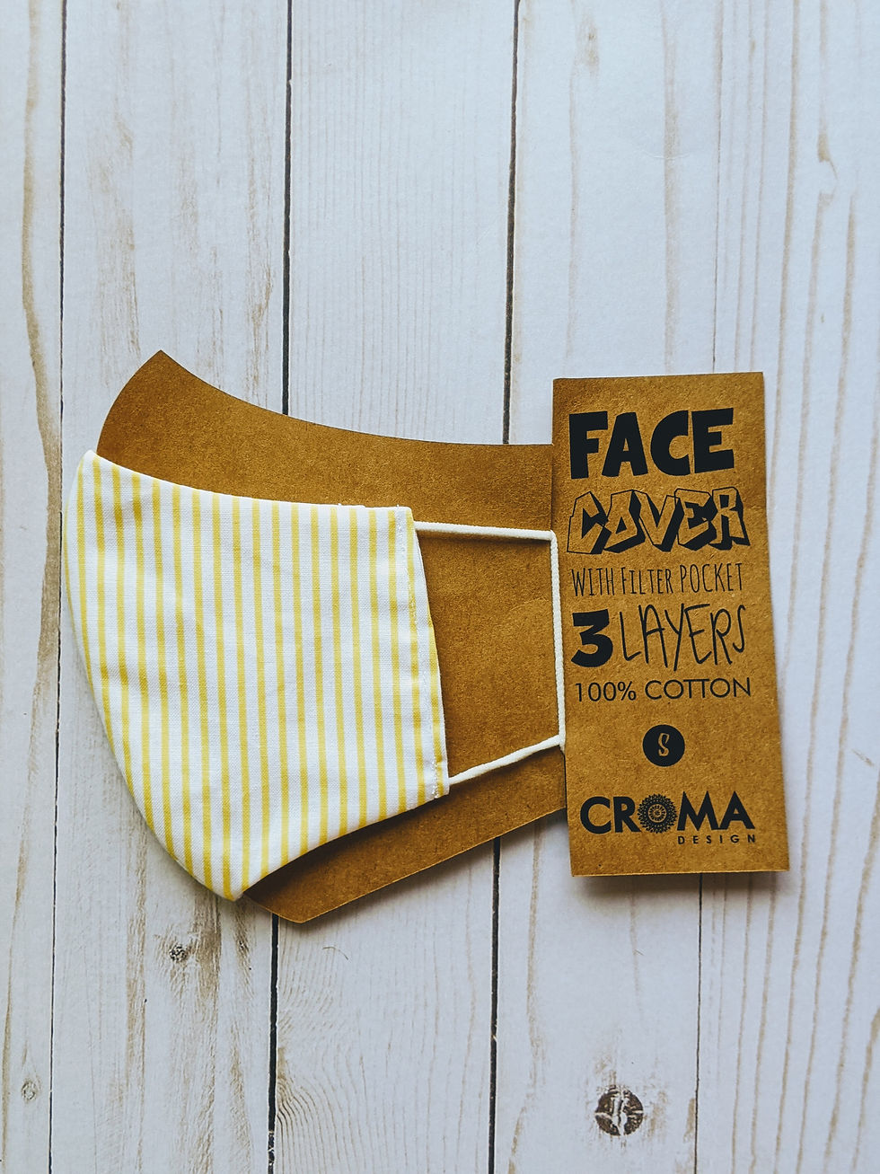 Miniatura: Modelo Amarillo a rayas - Mascarillas de tela