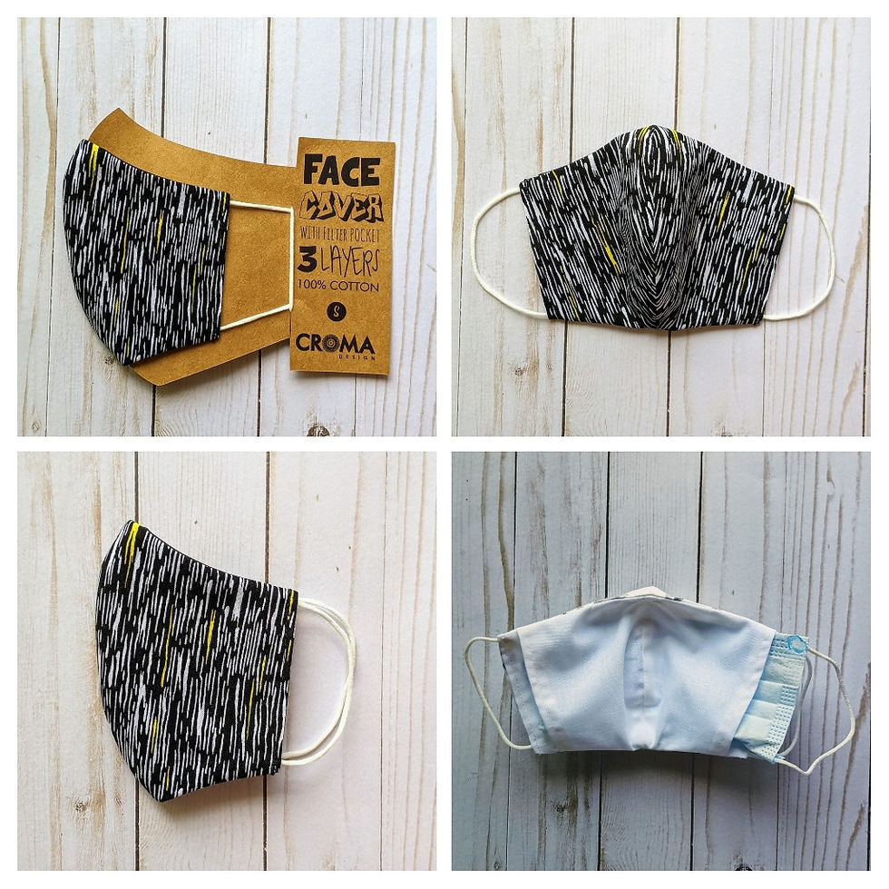 Modelo Lluvia - Mascarillas de tela