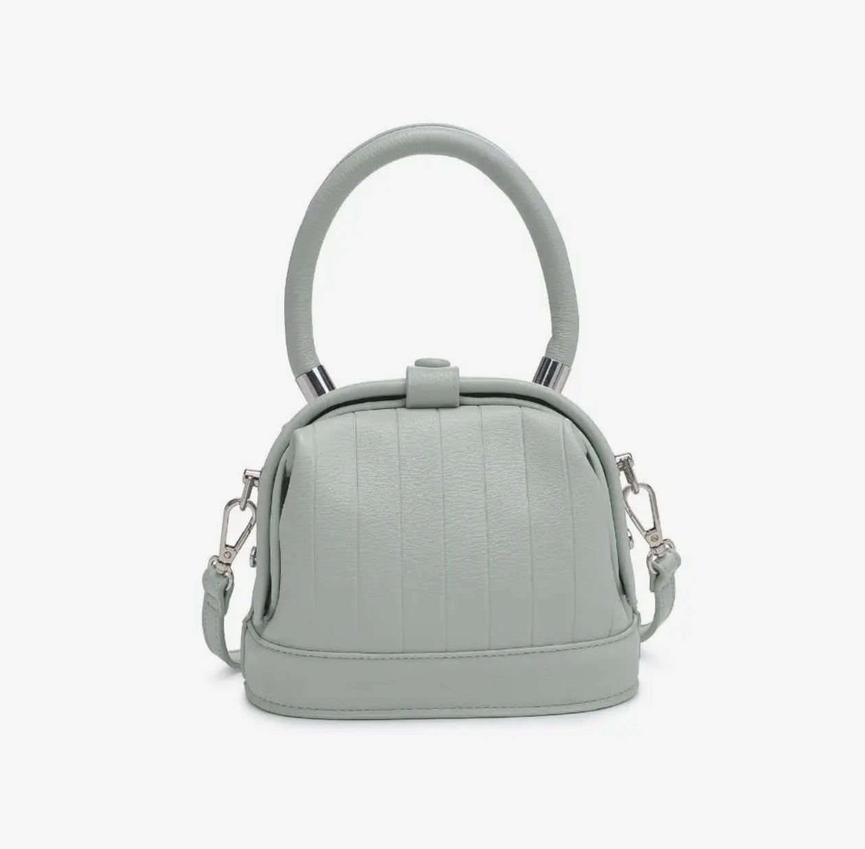 Sage Vegan Leather Charmaine Crossbody