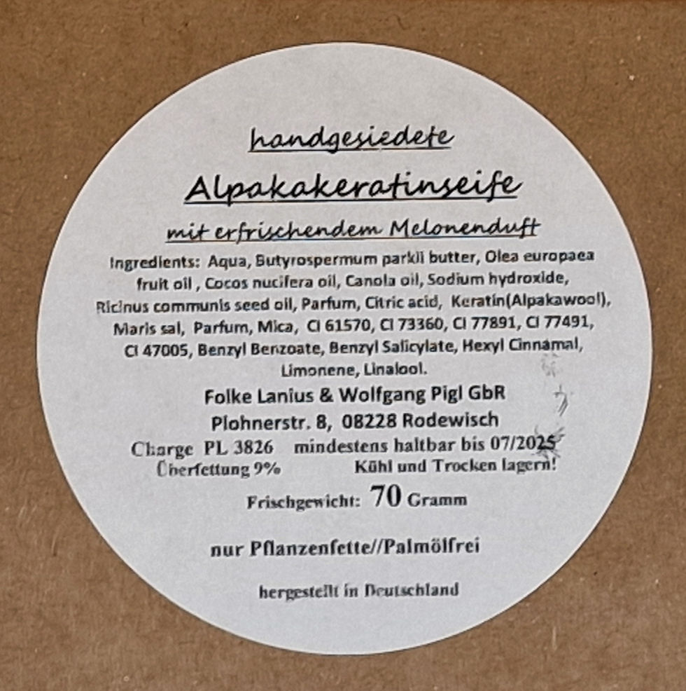 Keratin-Seife Melone