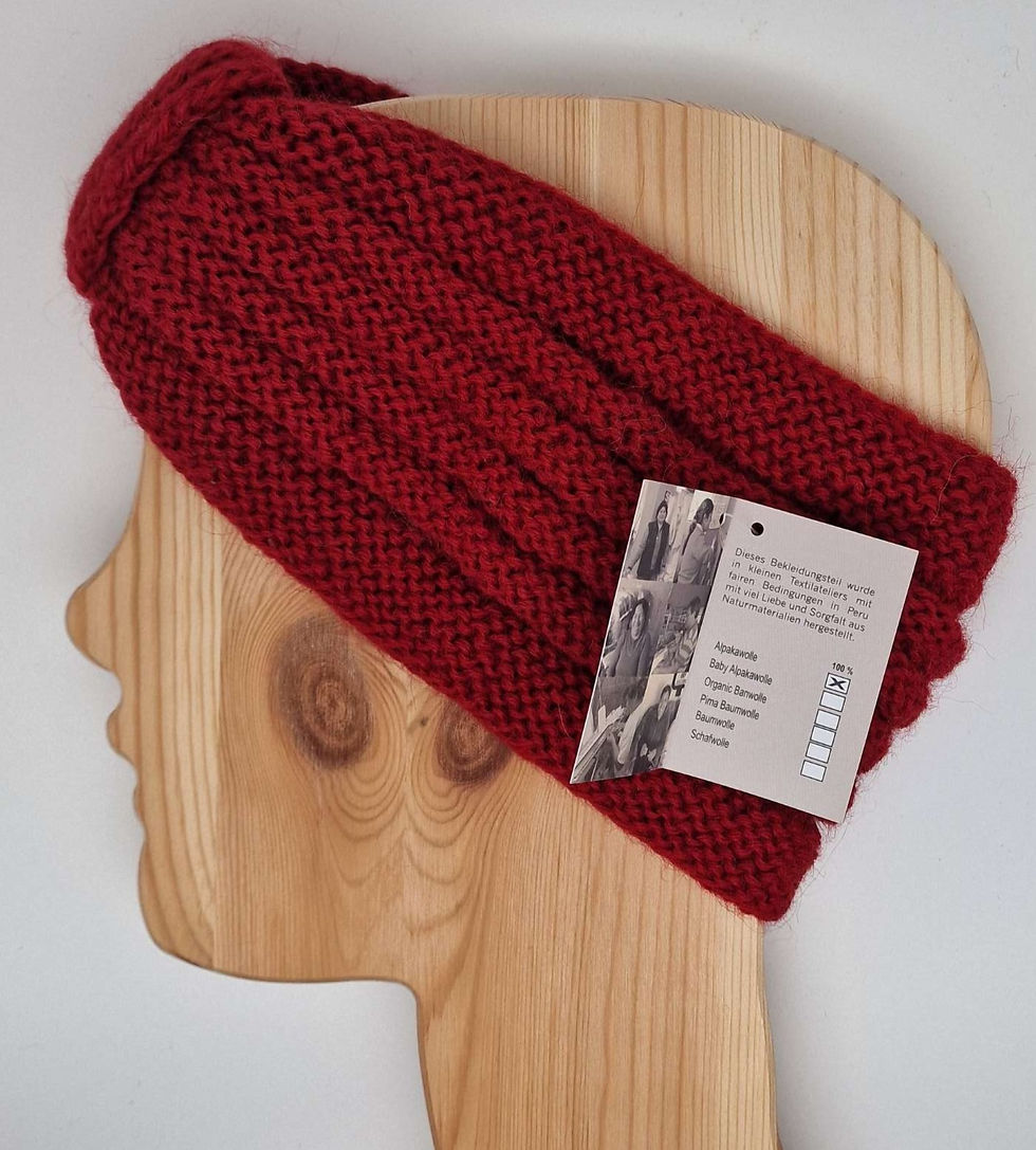 Miniaturbild: ANDEN ART Stirnband OLGA rot