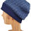 Miniaturbild: ANDEN ART Mütze Zopf dunkelblau gewendet