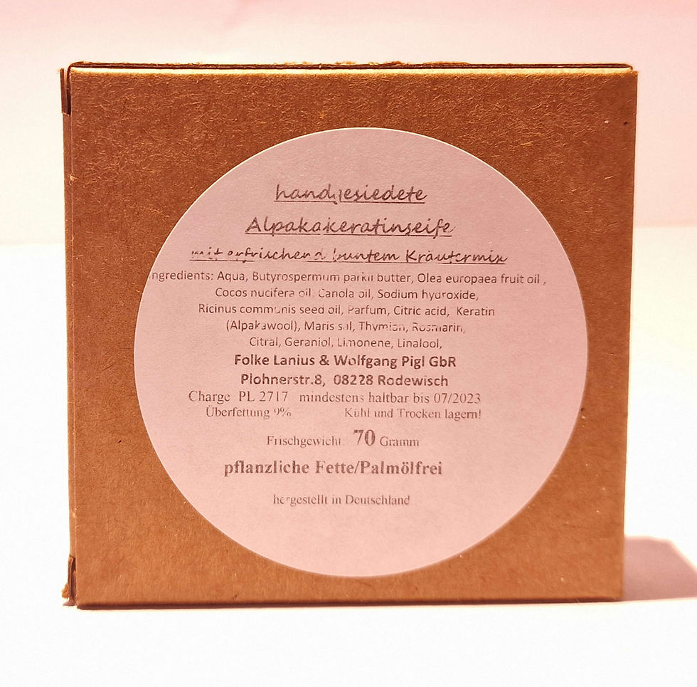 Keratin-Seife Kräuterhexe 70g