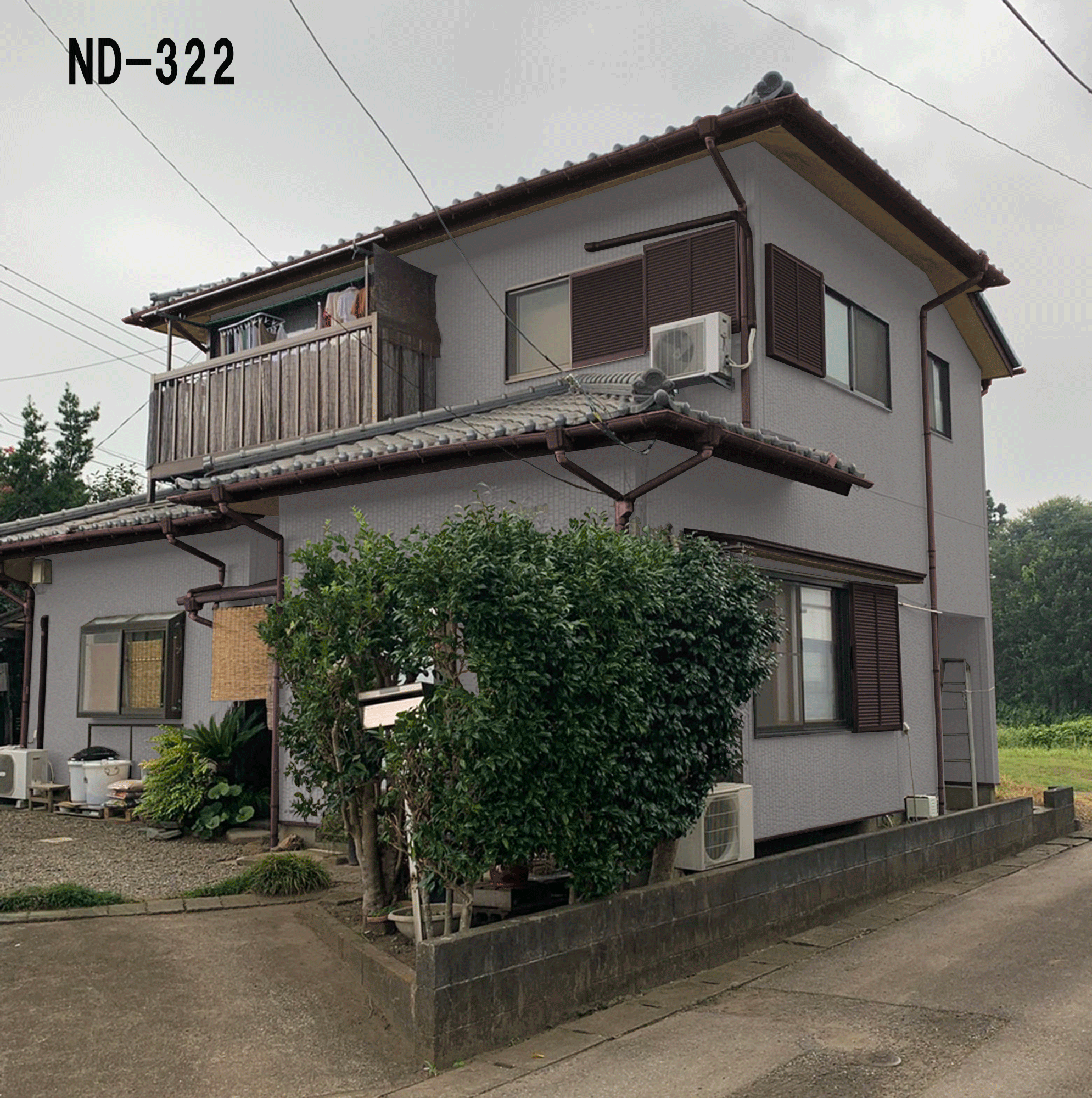木更津市横田, 屋根外壁塗装,カラーシミュレーション,ファインパーフェクトトップ,ND-322