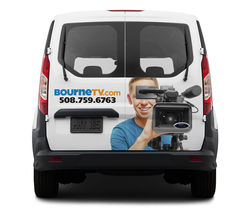 Bourne TV vehicle wrap